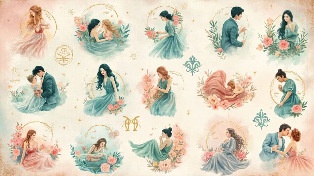 Les signes du zodiaque comme déclarations d’amour (de l’embarras à la passion brûlante)